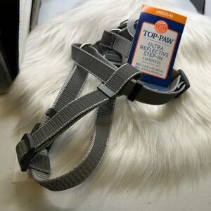 💙3/$20 Top Paw Gray Reflective Dog Harness